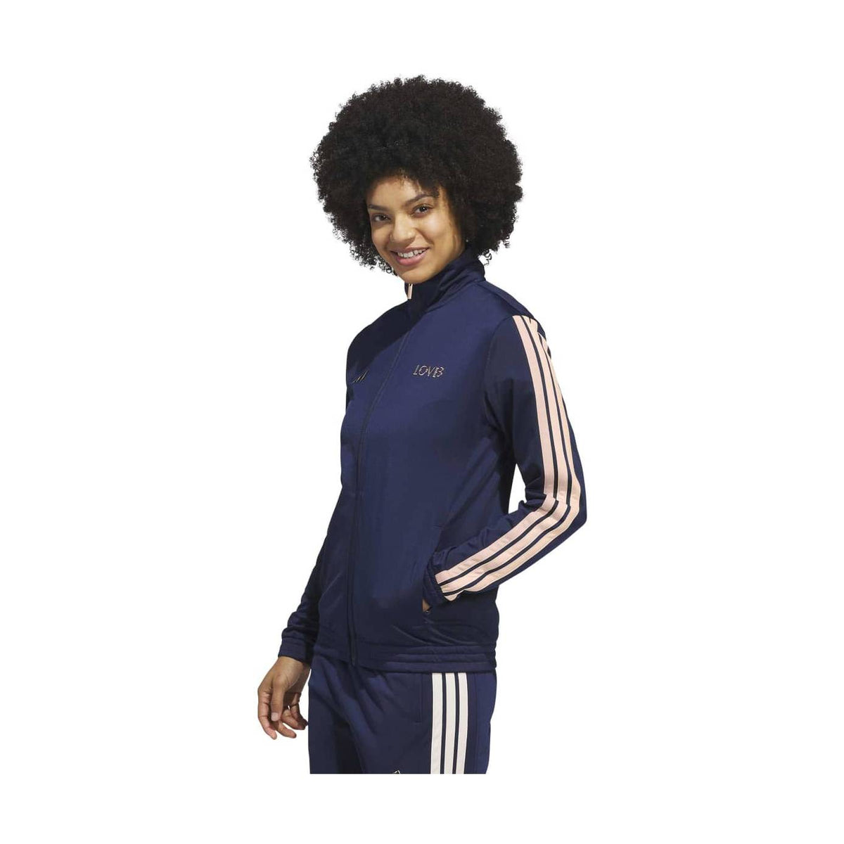 adidas Women's Lovb 3Stripe Track Top-3