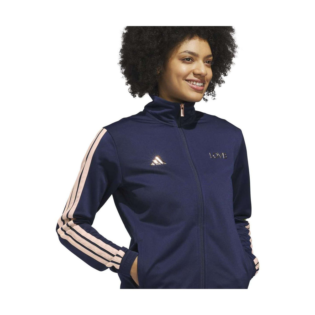 adidas Women's Lovb 3Stripe Track Top-6