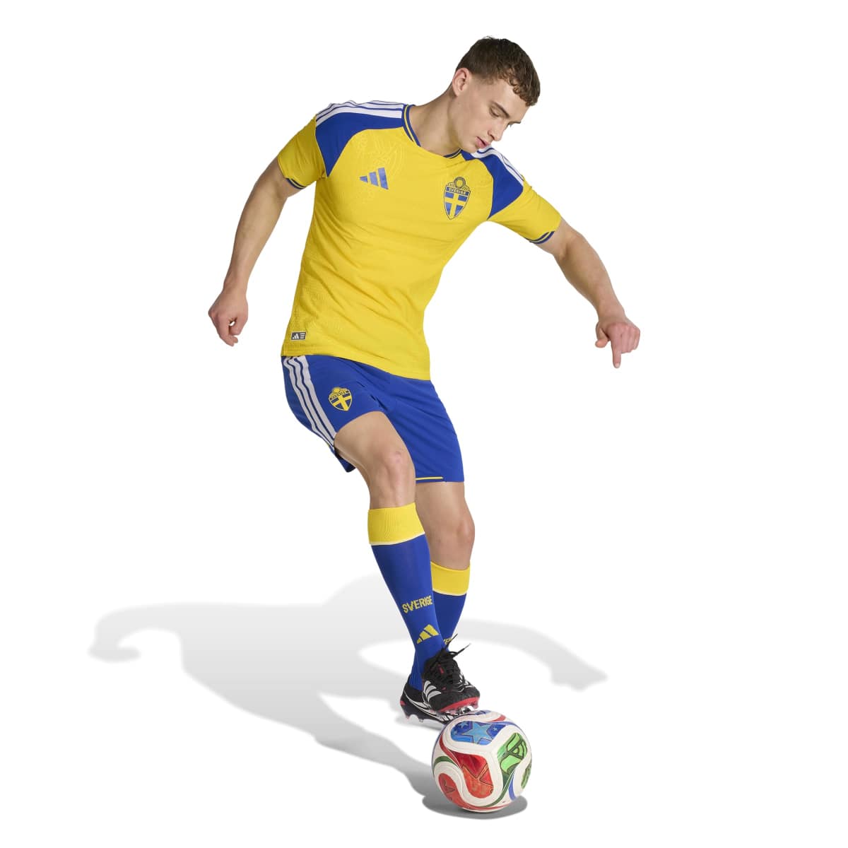 adidas Men's Sweden 26 Home Authentic Jersey-5