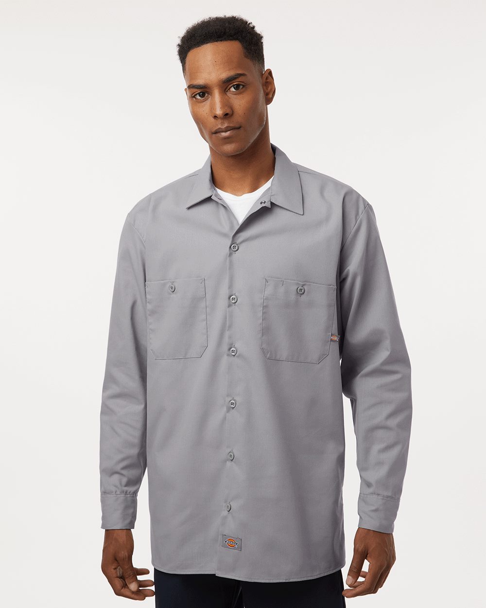 Dickies Men's Industrial Long Sleeve Work Shirt