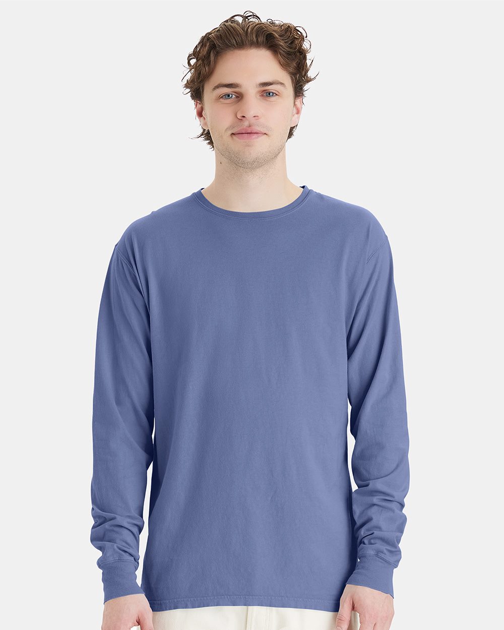 ComfortWash by Hanes Men's Garment-Dyed Long Sleeve T-Shirt