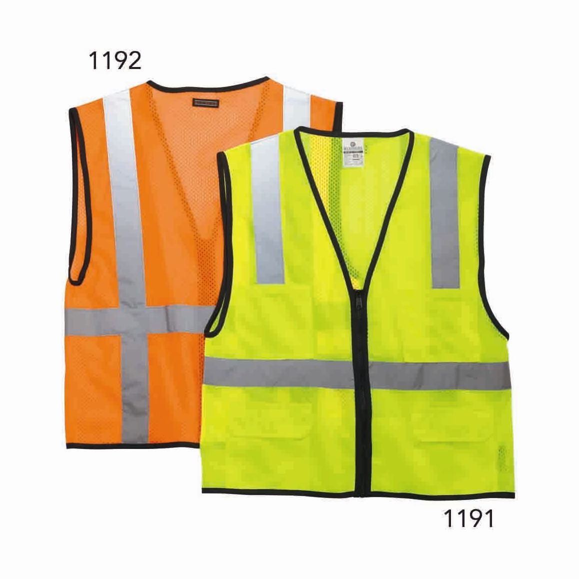 Kishigo Men's Economy Mesh 6-Pocket Vest