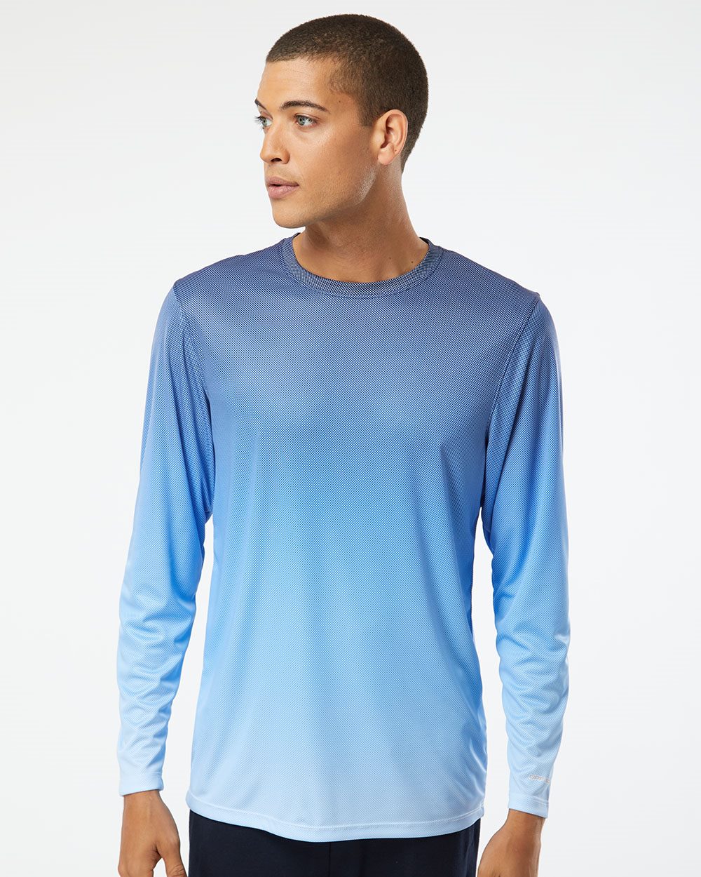 Paragon Men's Barbados Performance Pin Dot Long Sleeve T-Shirt