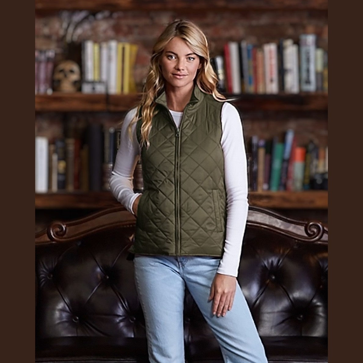 Weatherproof Women's Vintage Diamond Quilted Vest