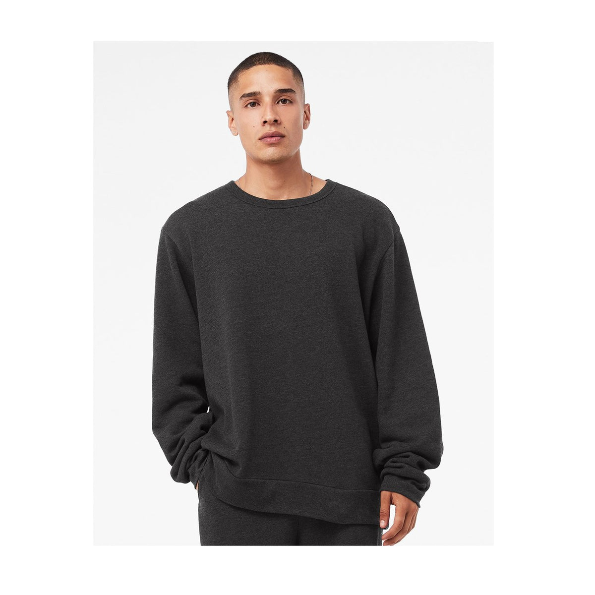 BELLA + CANVAS Men's Sponge Fleece Classic Crewneck Sweatshirt