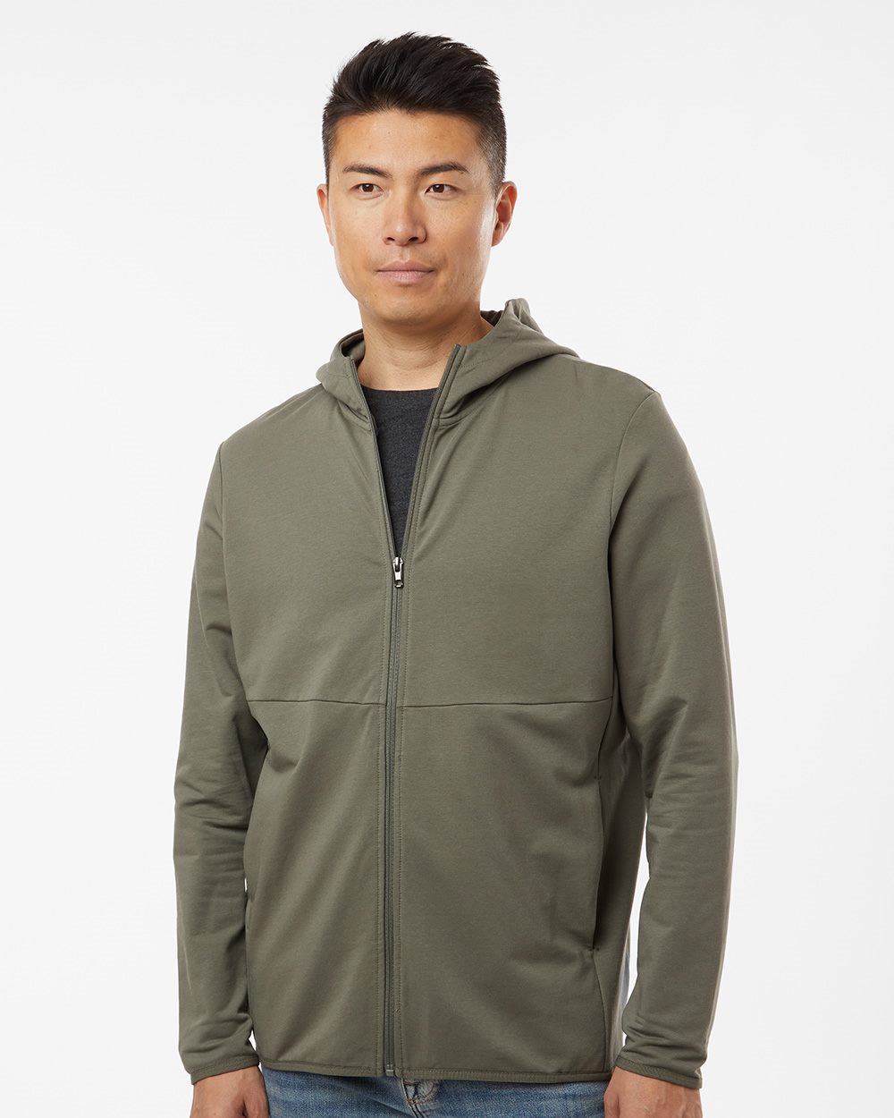 Independent Trading Co. Men's Perform Full-Zip Hooded Sweatshirt