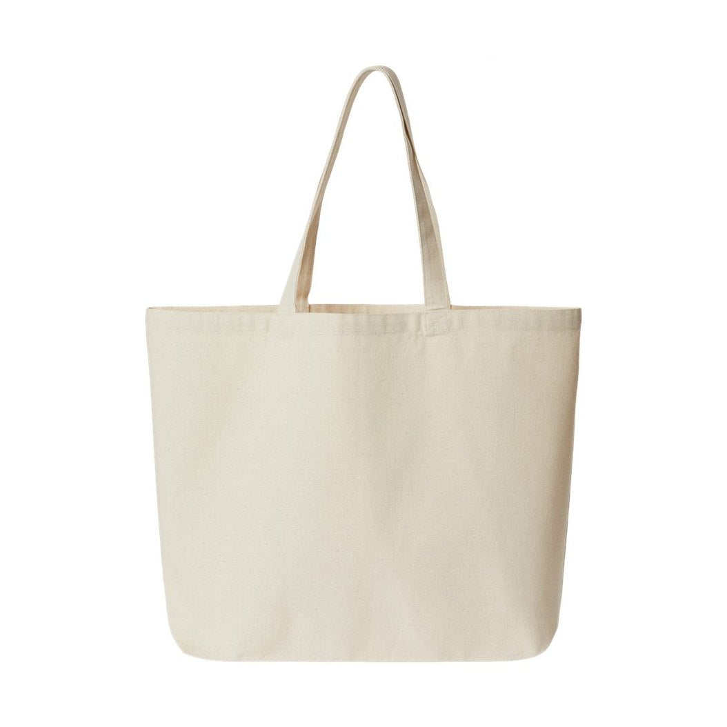 OAD Jumbo Recycled Midweight Gusseted Canvas Tote