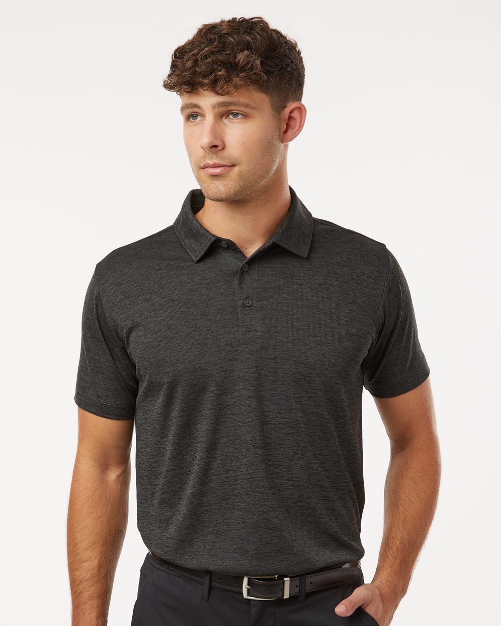 AllPro Men's Pro-Lock Performance Mélange Polo