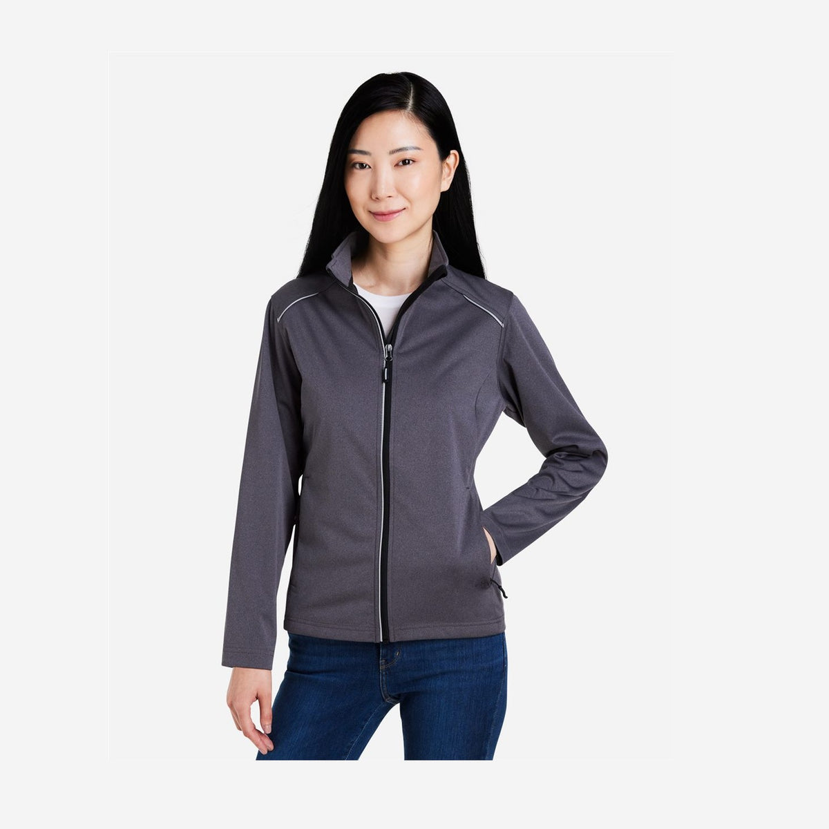 CORE365 Women's Techno Lite Three-Layer Knit Tech-Shell