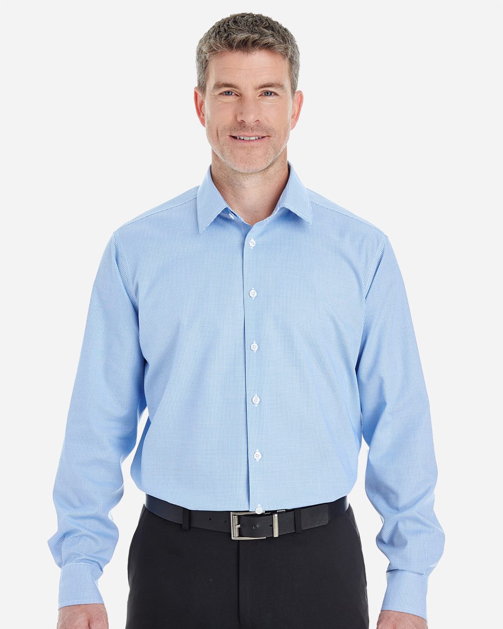 Devon & Jones Men's Crown Collection Royal Dobby Dress Shirt