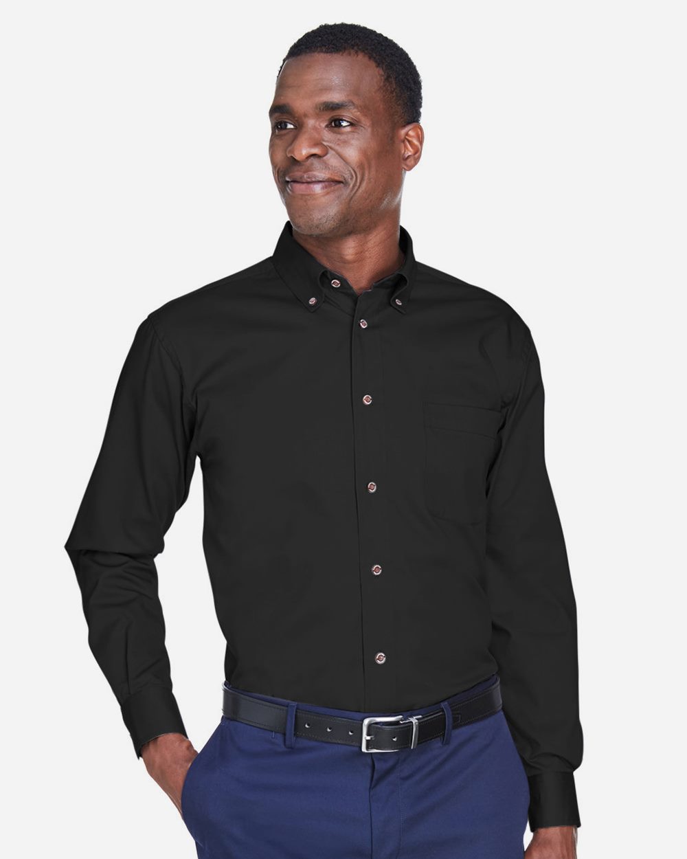 Harriton Men's Easy Blend Twill Shirt