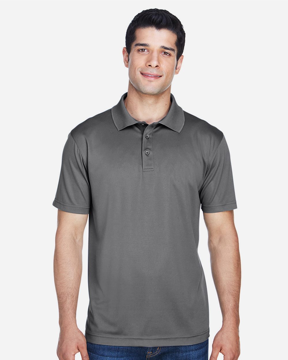 Harriton Men's Polyester Jersey Polo