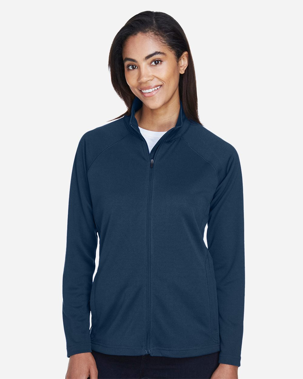Devon & Jones Women's Stretch Tech-Shell Compass Full-Zip Jacket