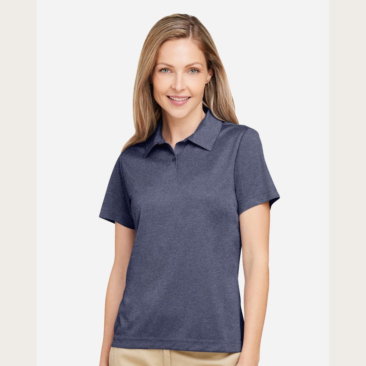 Team 365 Women's Zone Sonic Heather Performance Polo