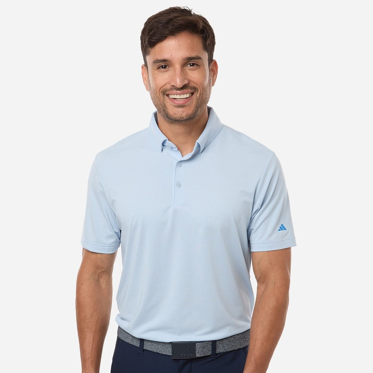 adidas Men's Ultimate365 Pencil Stripe Climacool Polo