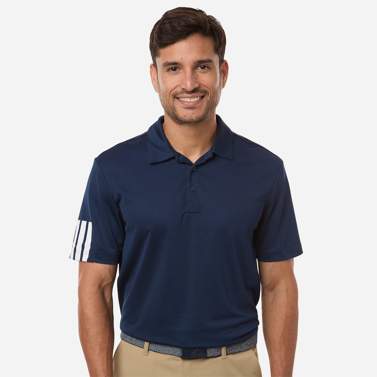 adidas Men's Performance 3-Stripes Climacool Polo