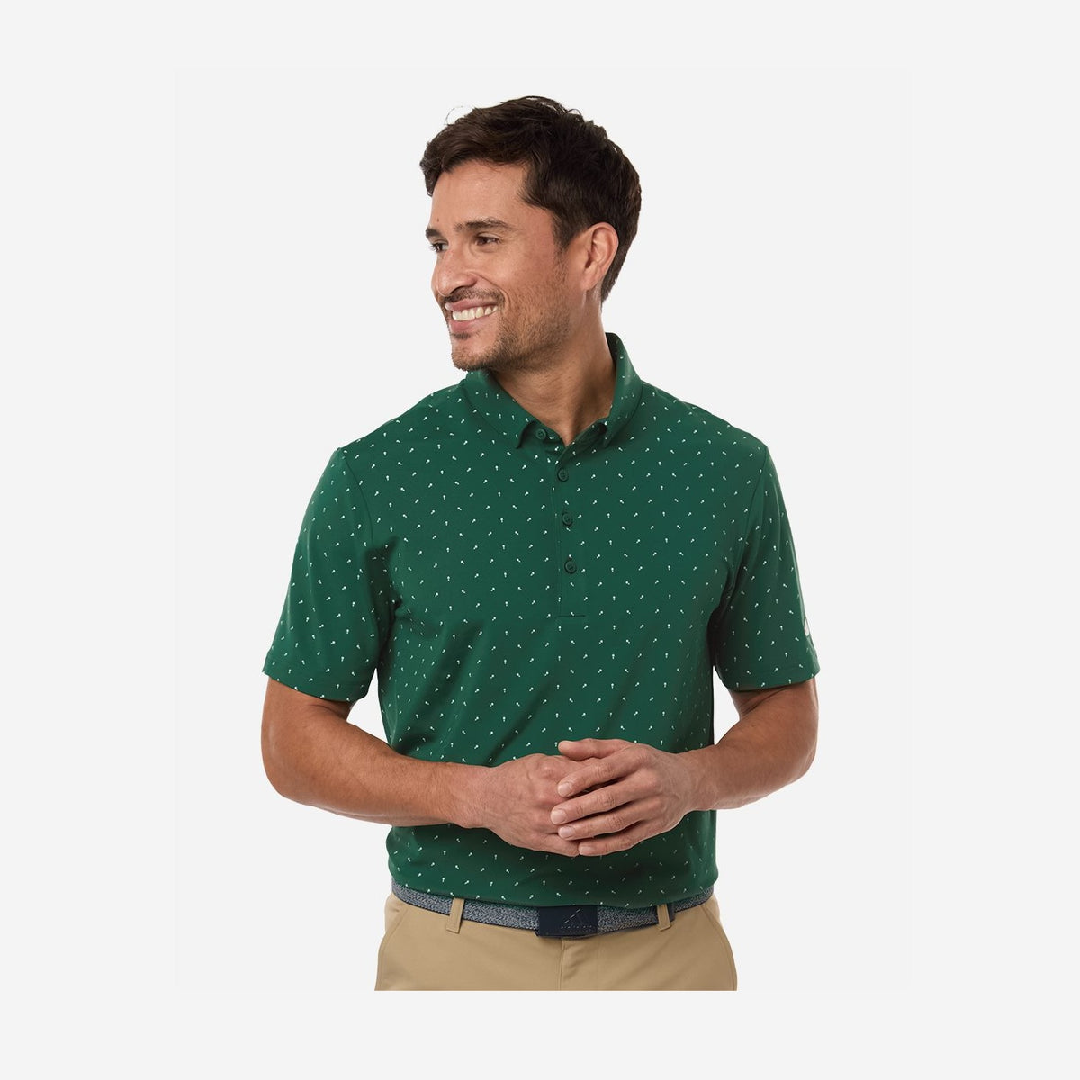 adidas Men's Ultimate365 Micro Print Polo