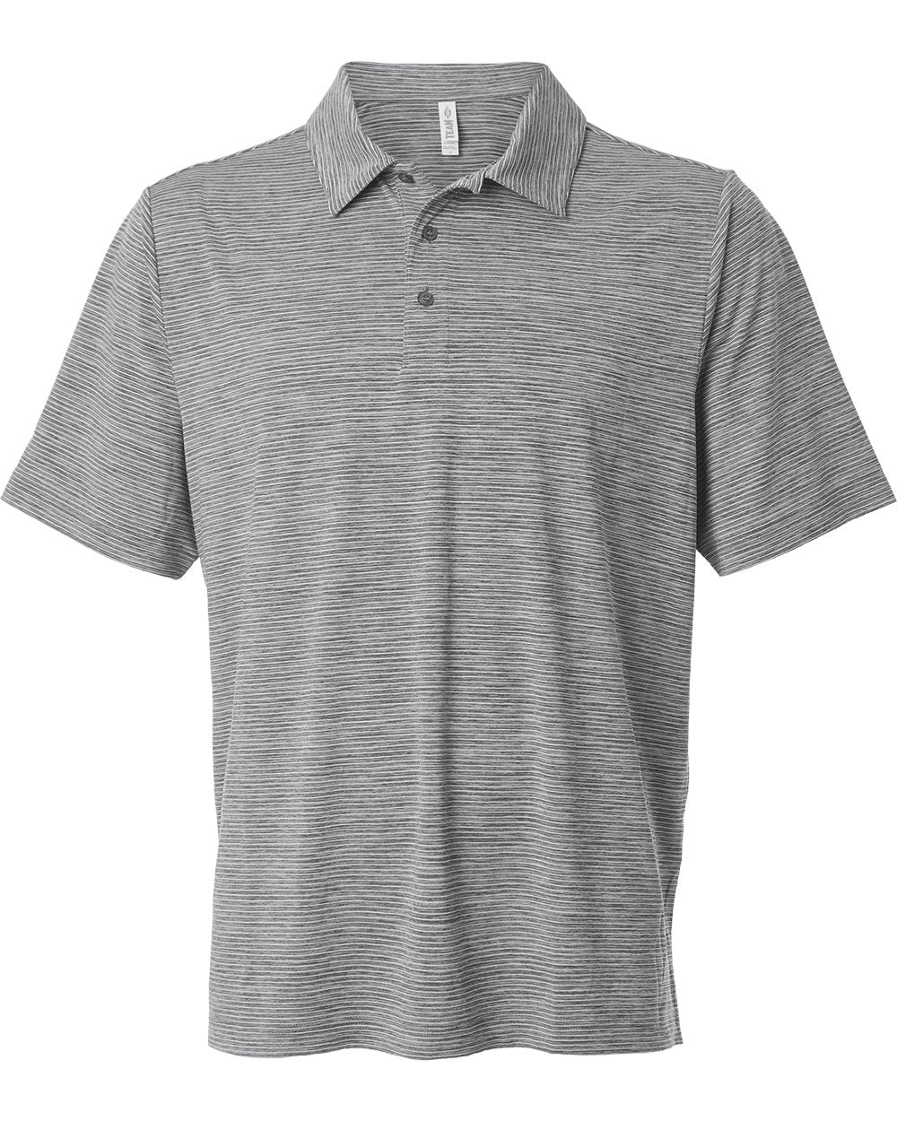 Team 365 Men's Relay Heathered Stripe Polo