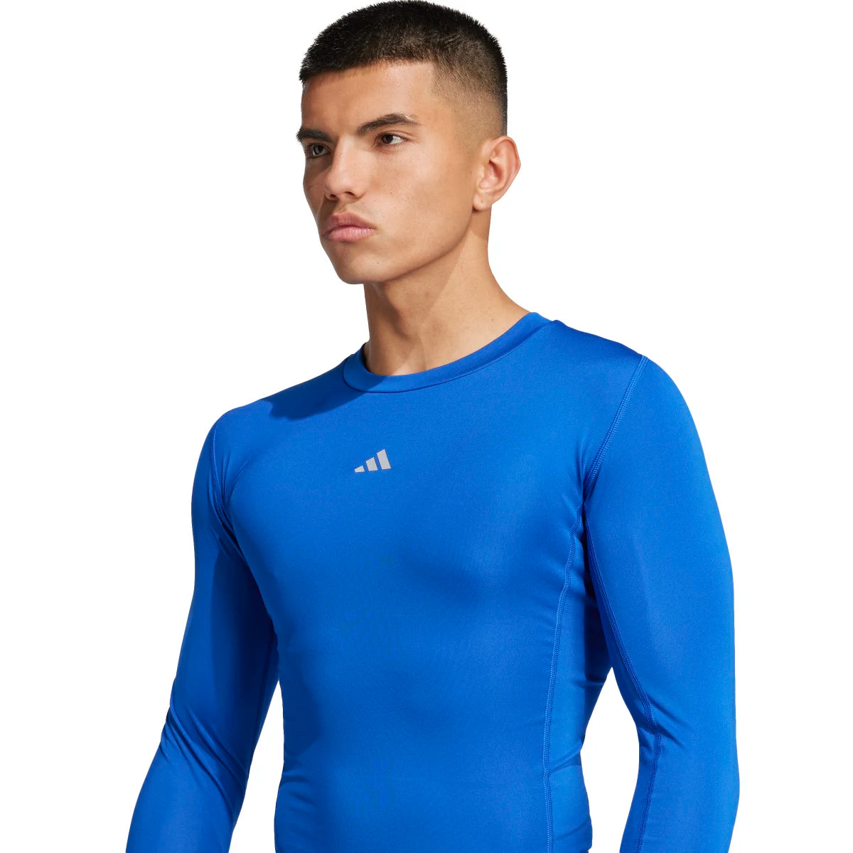 adidas Men's Techfit Aeroready Long-Sleeve Training T-Shirt Soccer Uniforms & Apparel All