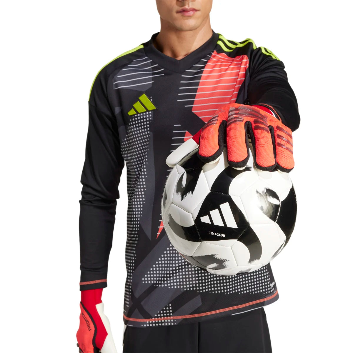 adidas Adult Predator Gloves Pro Promo Fingersave Goalkeeper Gloves Soccer Goalie Gloves Adult