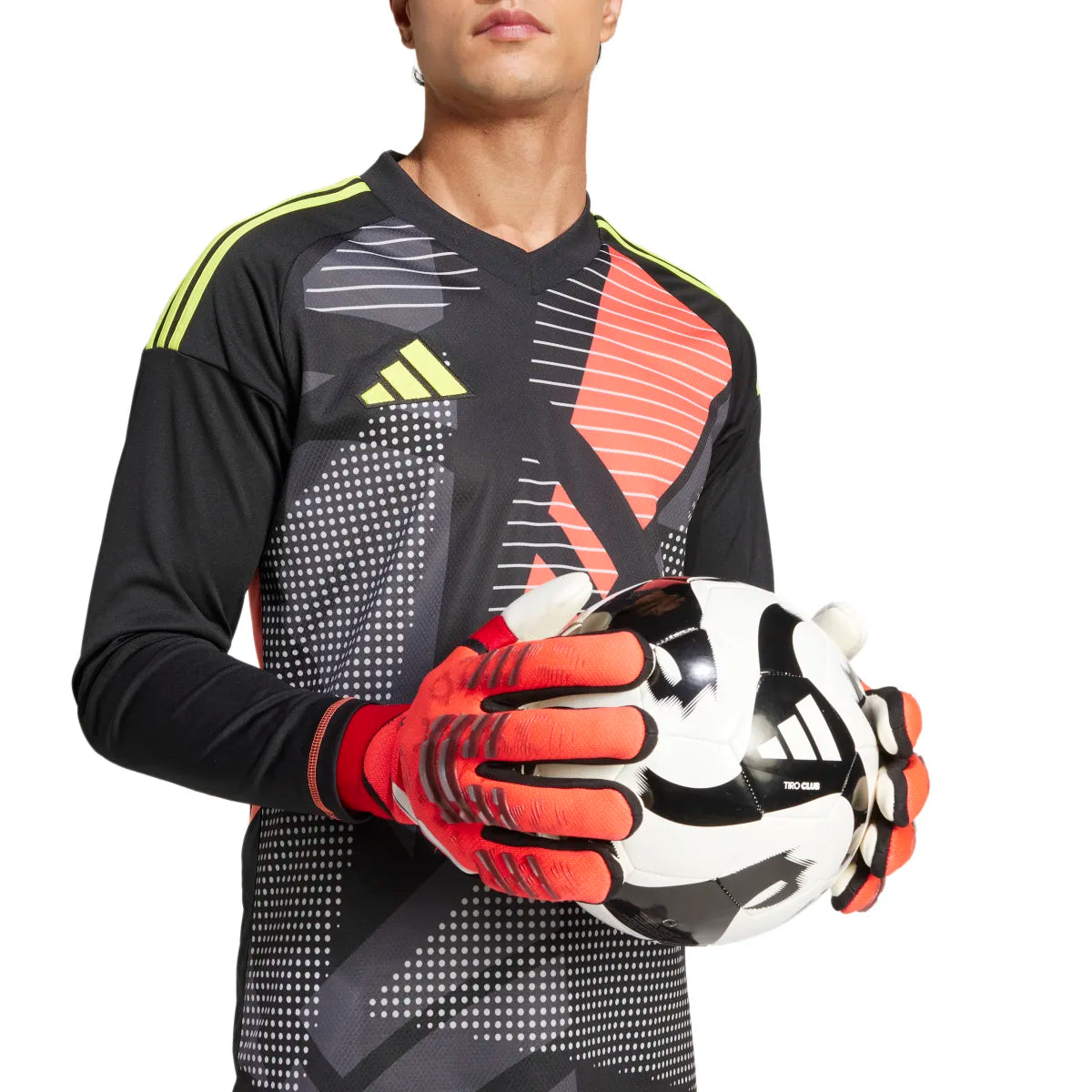 adidas Adult Predator Gloves Pro Promo Fingersave Goalkeeper Gloves Soccer Goalie Gloves Adult