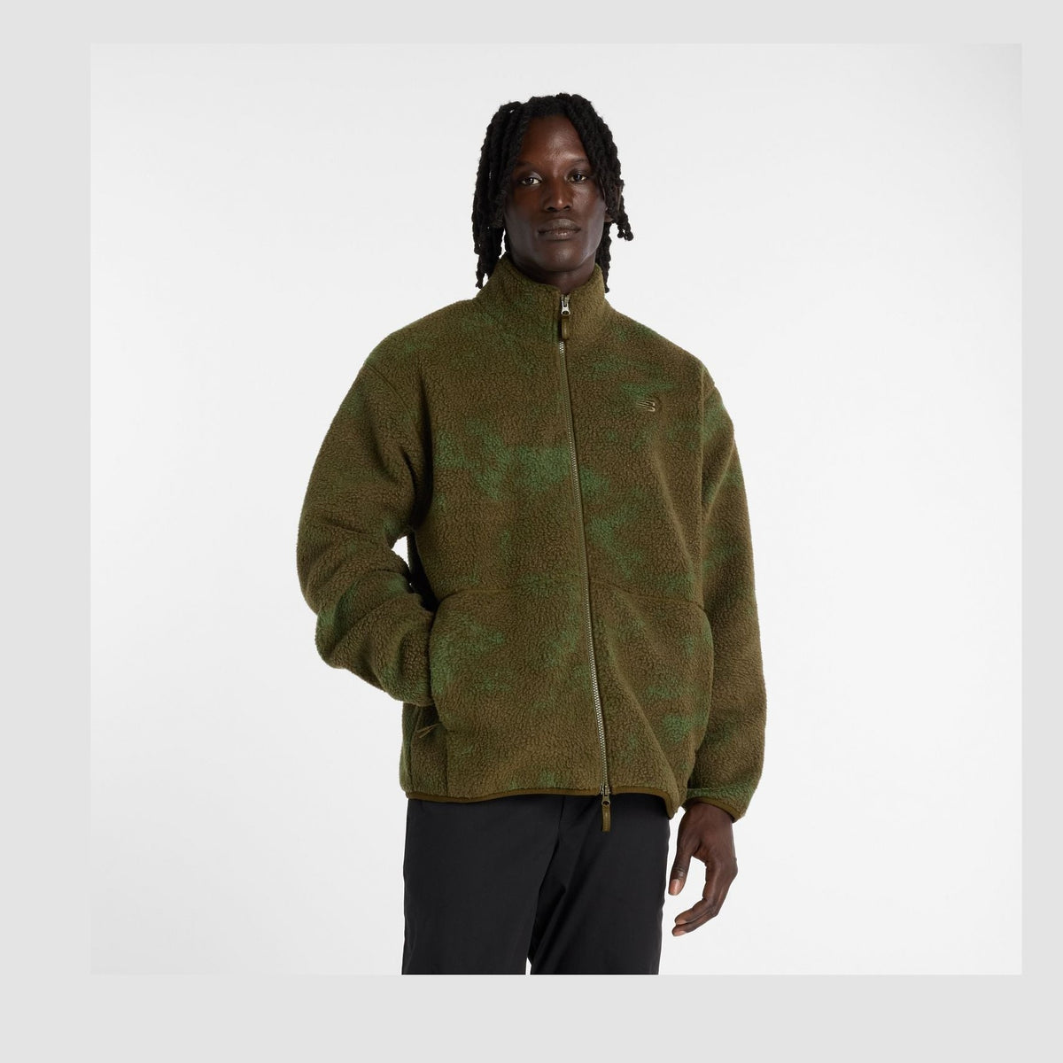 New Balance Men's High Pile Printed Jacket-2