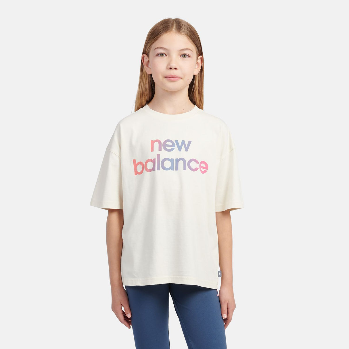 New Balance Girls' Gradient Graphic T-Shirt-6