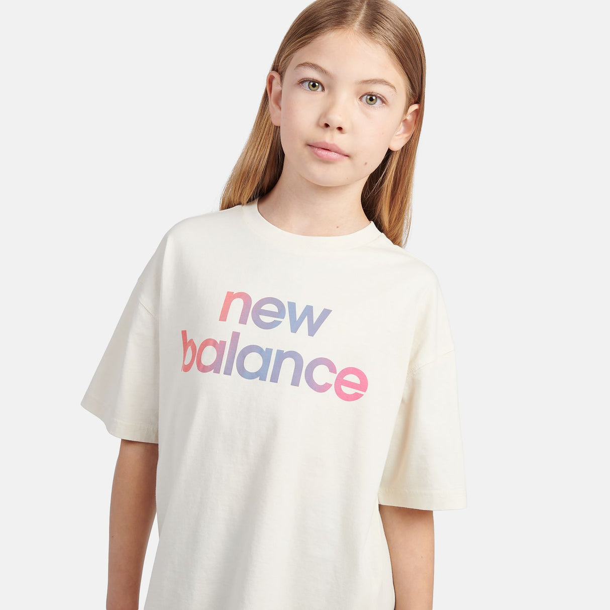 New Balance Girls' Gradient Graphic T-Shirt-9