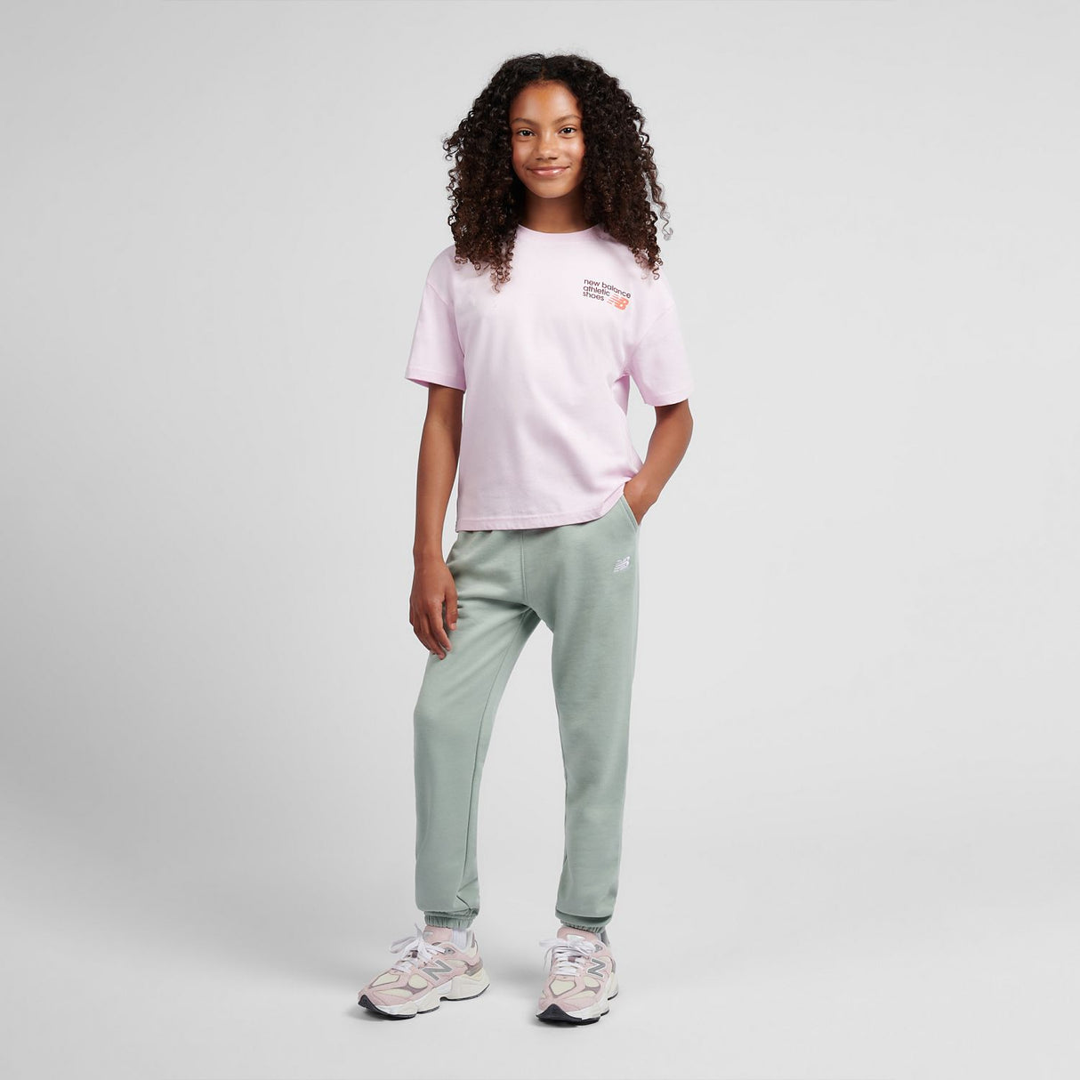 New Balance Girls' Athletics Shoe Graphic T-Shirt-5