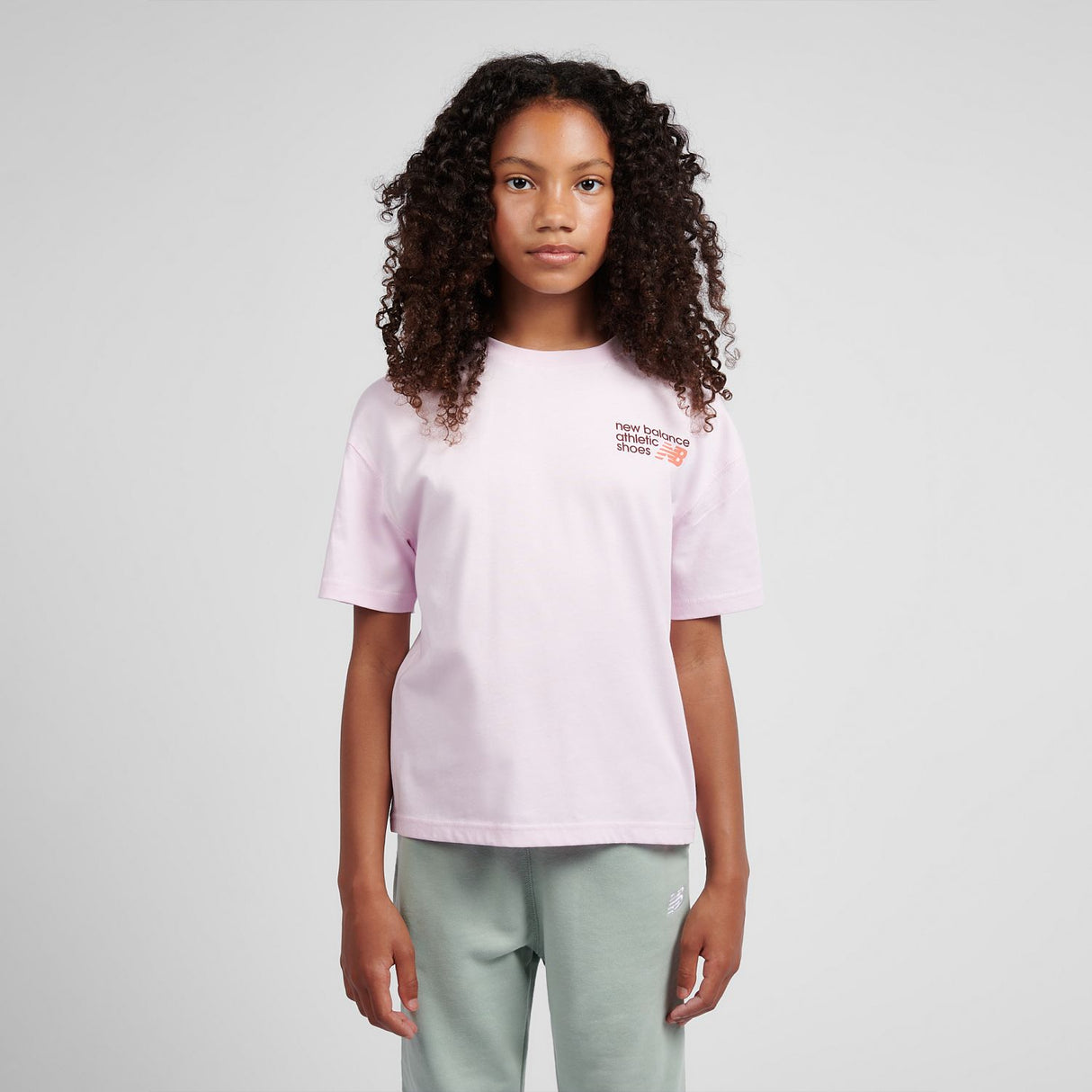 New Balance Girls' Athletics Shoe Graphic T-Shirt-6