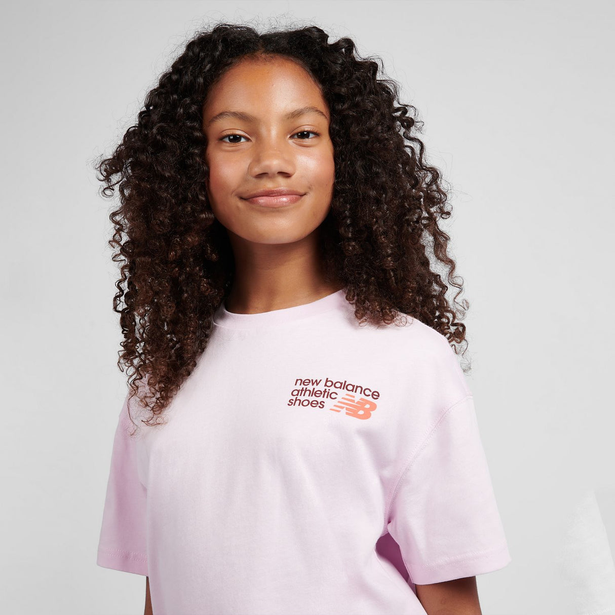 New Balance Girls' Athletics Shoe Graphic T-Shirt-9