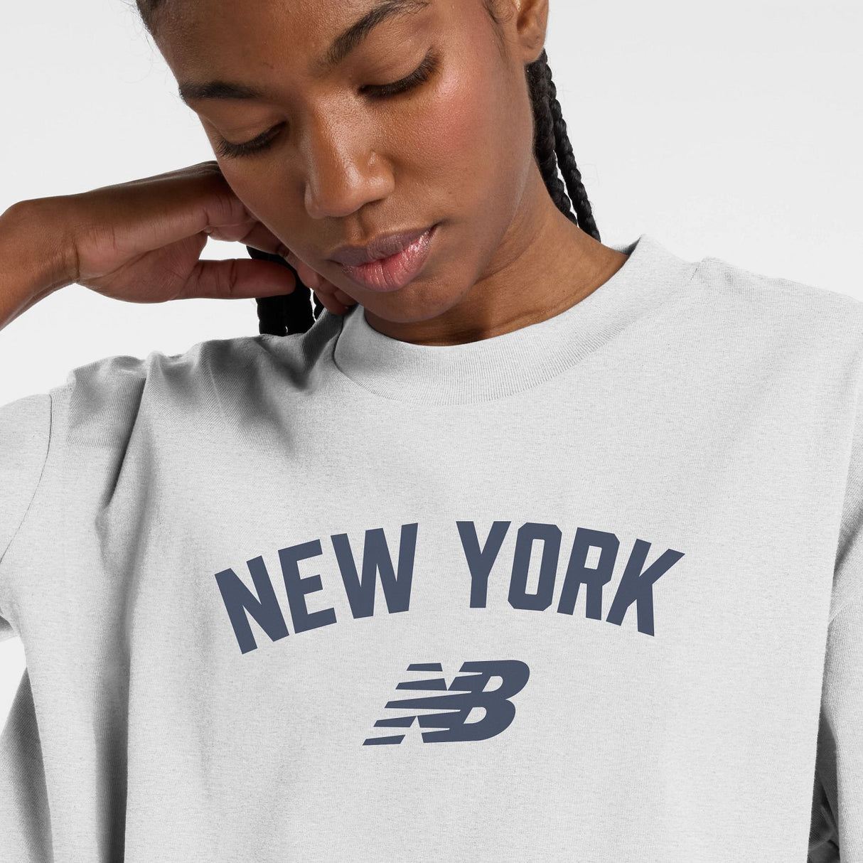 New Balance Women's New York City Cropped T-Shirt-5