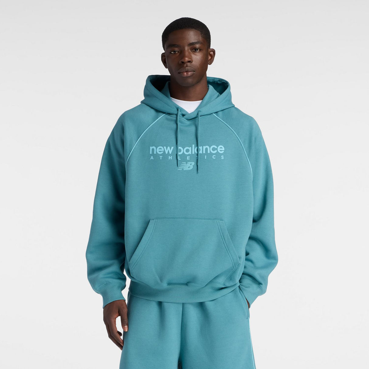 New Balance Men's Trackside Fleece Hoodie-1
