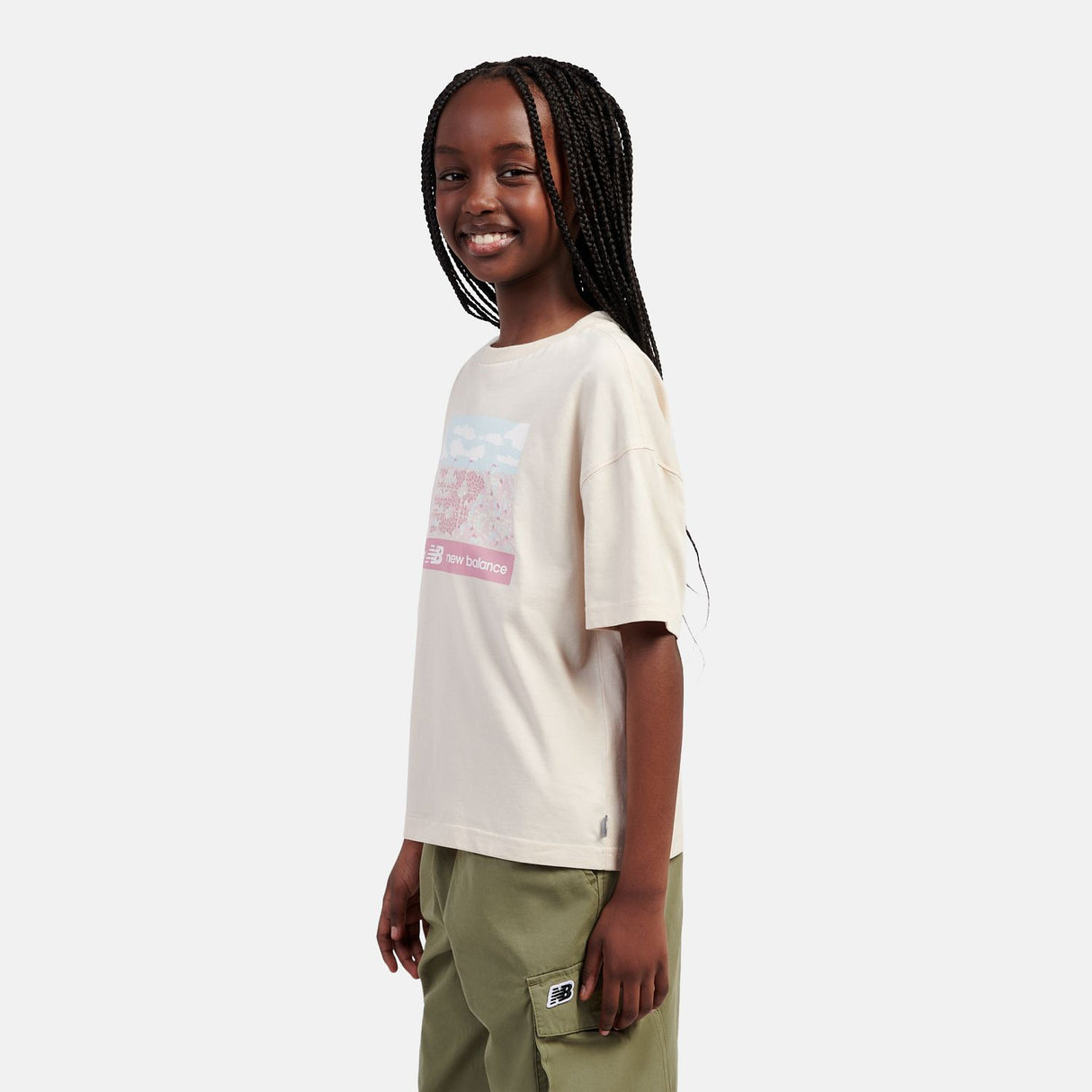 New Balance Girls' Stands Graphic T-Shirt-6