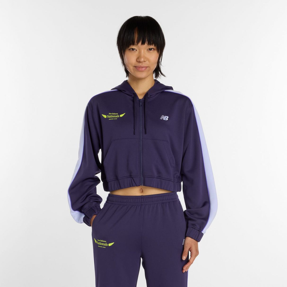 New Balance Women's Nationals Indoor Interlock Full Zip-1