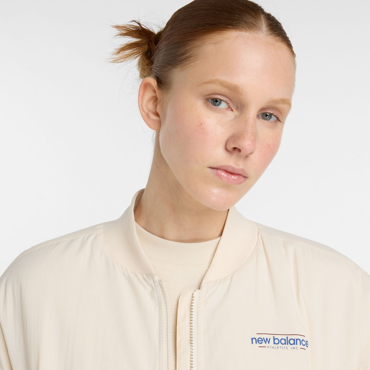 New Balance Women's Reimagined Woven Bomber Jacket-4