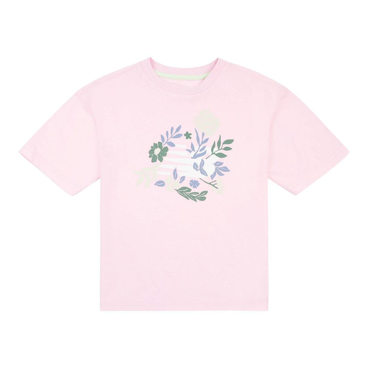 New Balance Girls' Floral Graphic T-Shirt-1