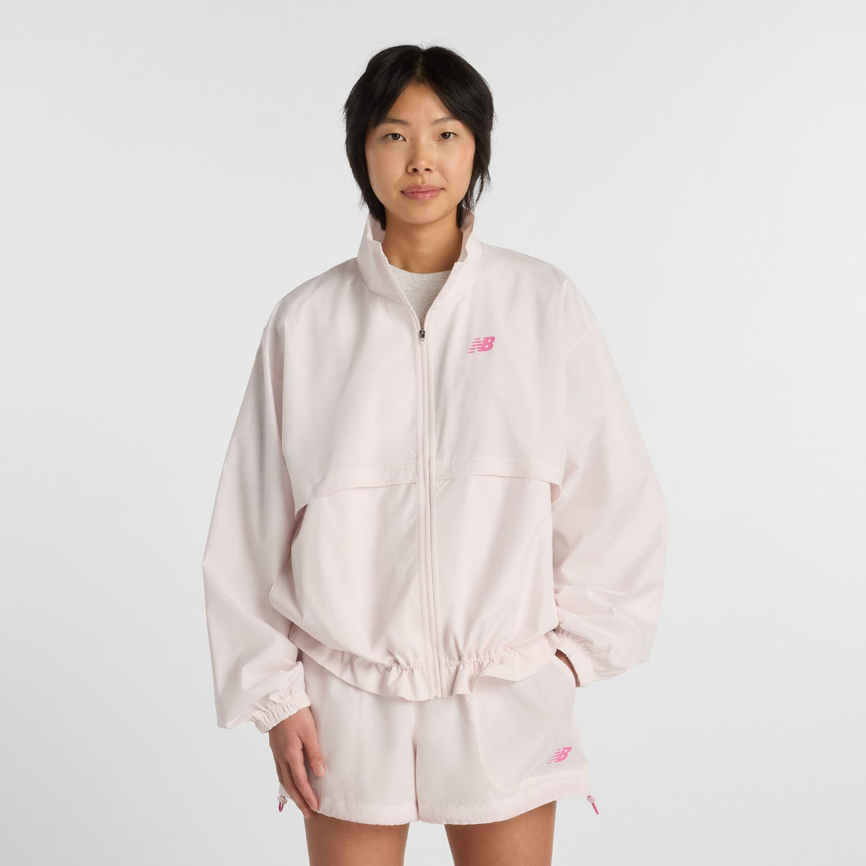 New Balance Women's Trackside Woven Jacket-1