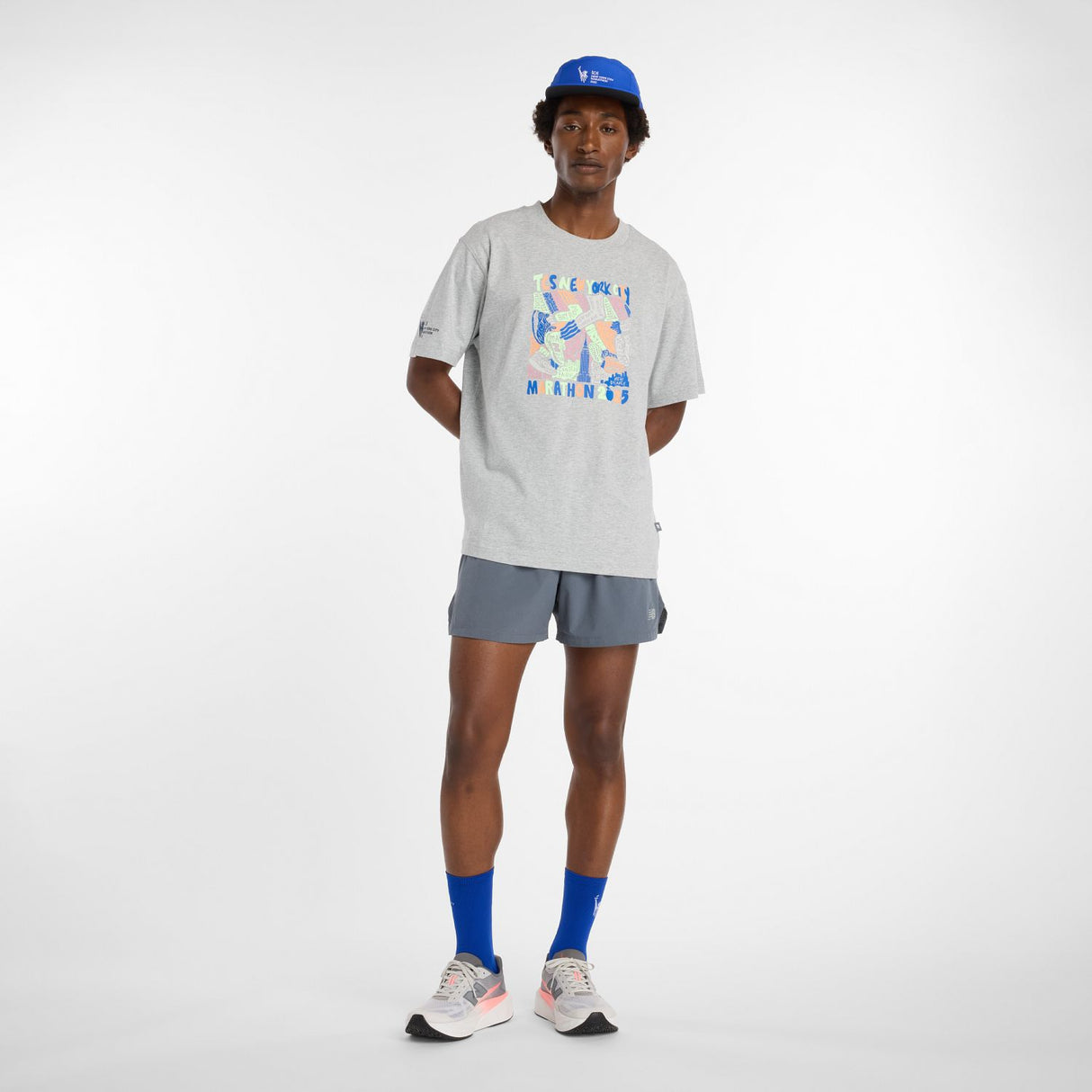 New Balance Men's NYC Marathon Graphic T-Shirt - Boroughs-1