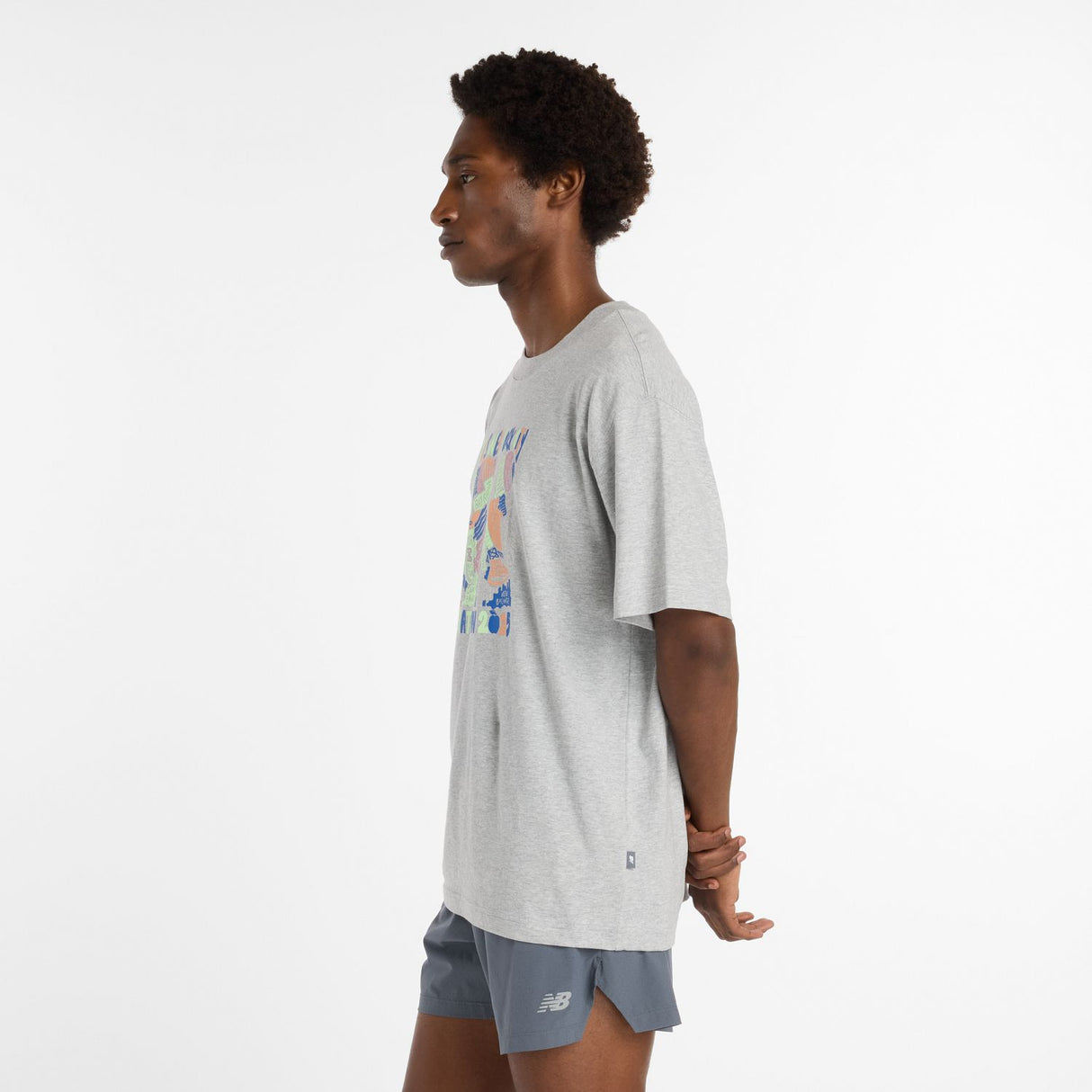 New Balance Men's NYC Marathon Graphic T-Shirt - Boroughs-3