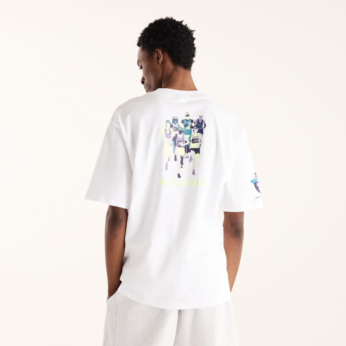 New Balance Men's United Airlines NYC Half Oversized Finisher T-Shirt-2