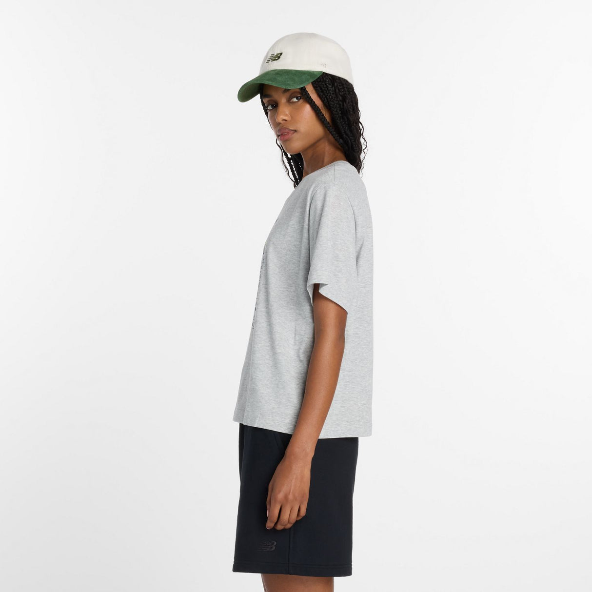 New Balance Women's RBC Brooklyn Half Graphic T-Shirt - Cassette-2