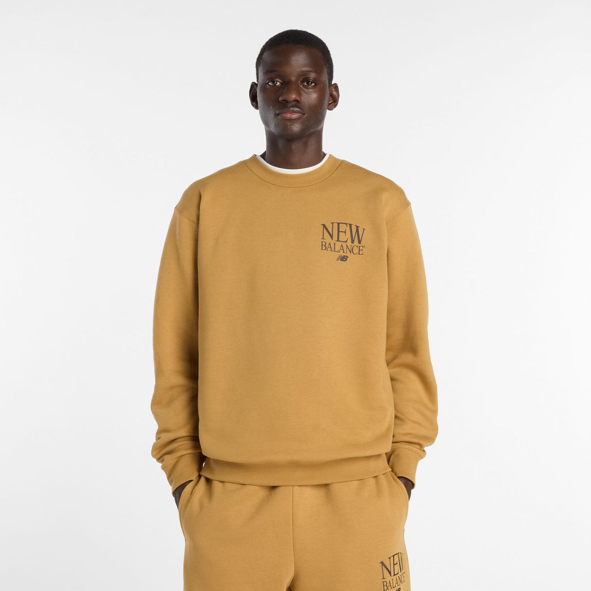 New Balance Men's Reimagined Fleece Crew-1