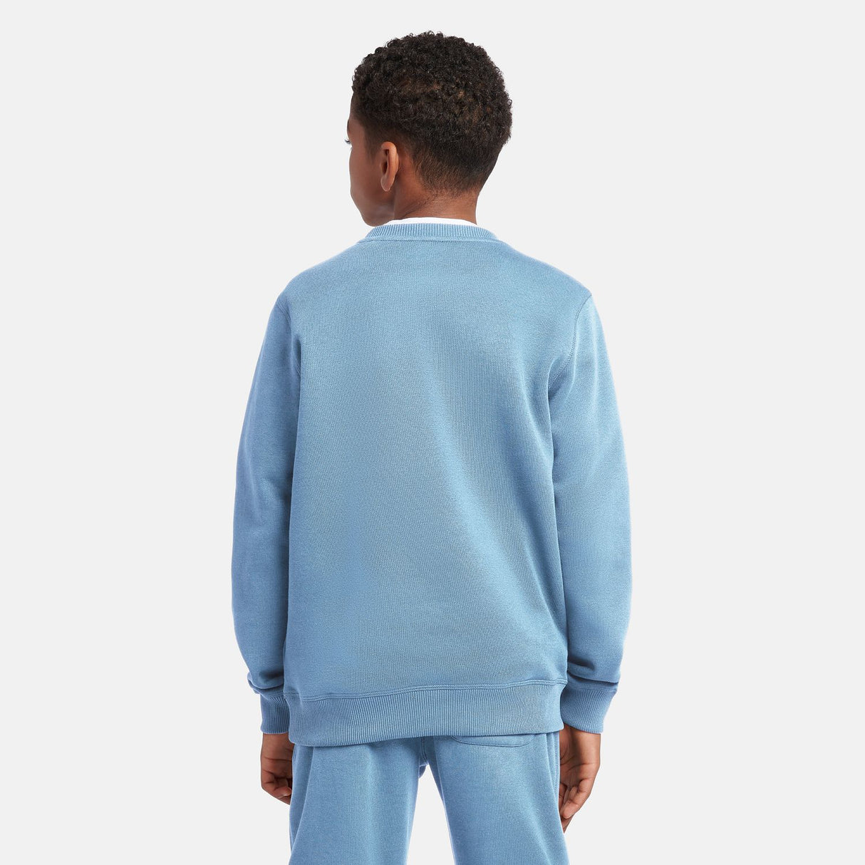 New Balance Boys' Brush Back Small Logo Crew-7