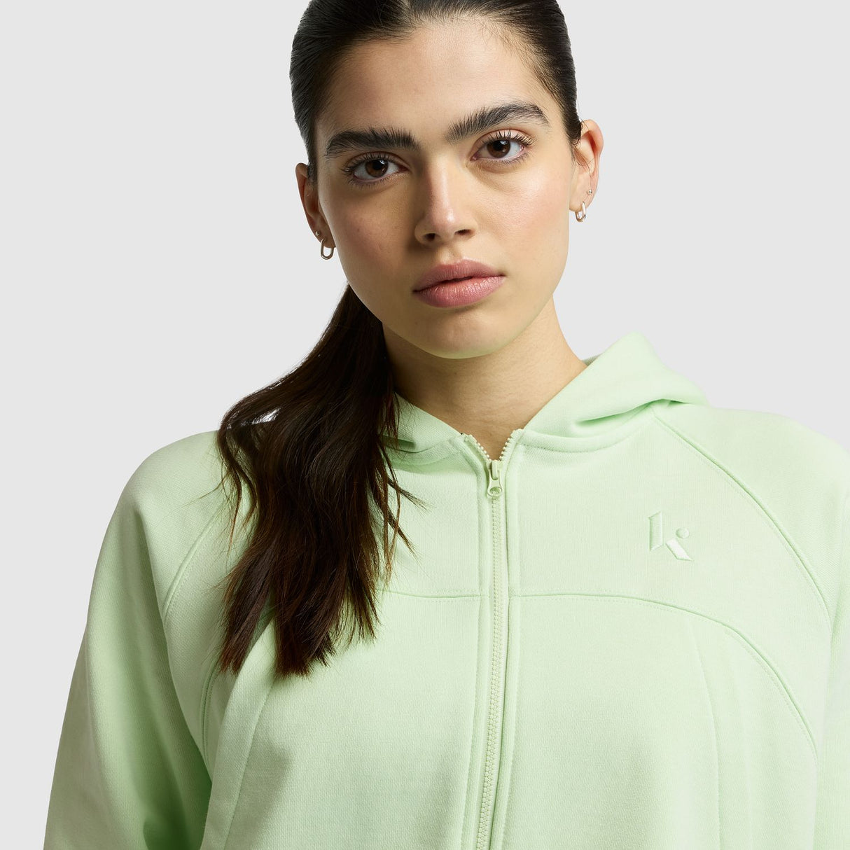 New Balance Women's Klutch Full Zip Hoodie-2