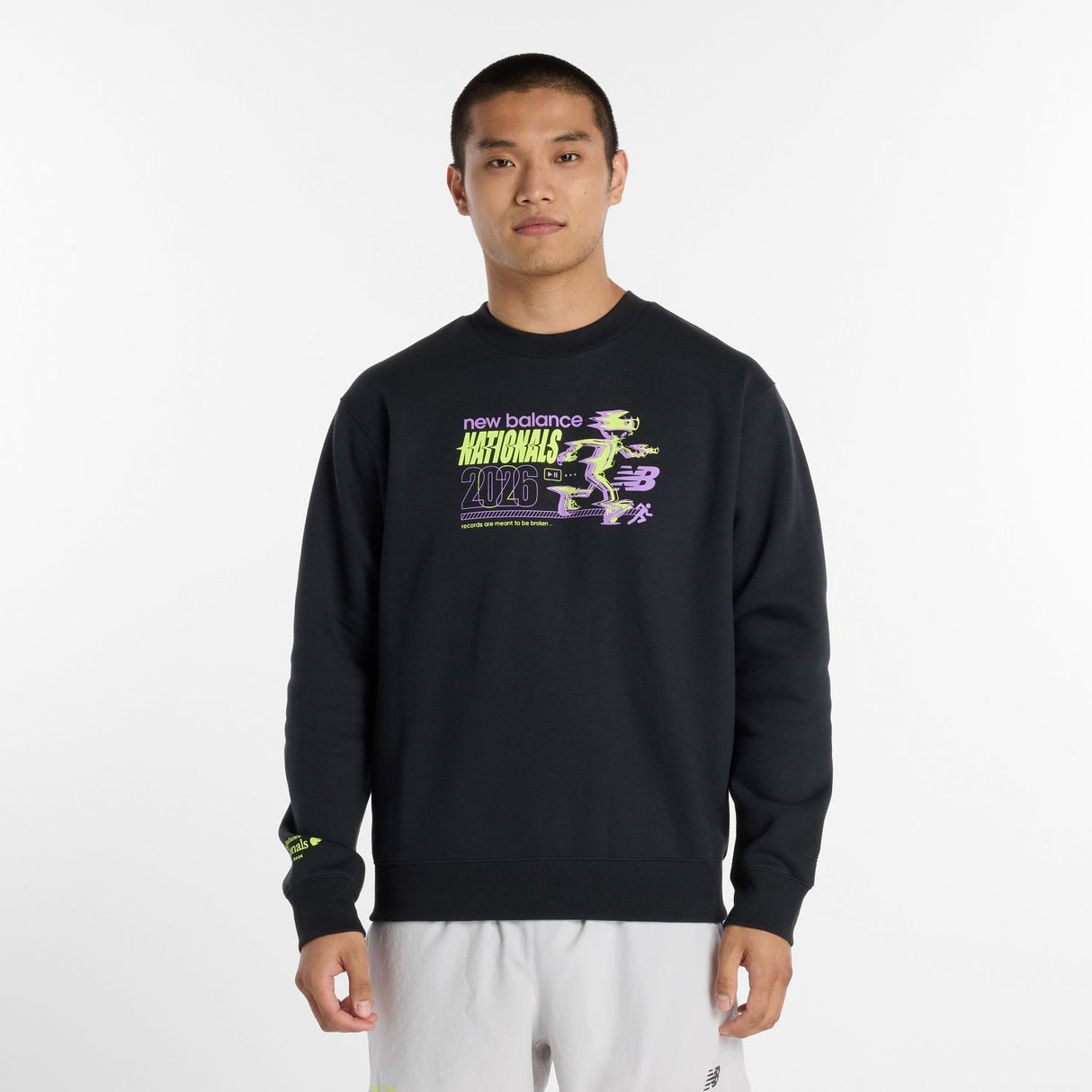 New Balance Men's Nationals Indoor Sport Essentials Fleece Crew-1