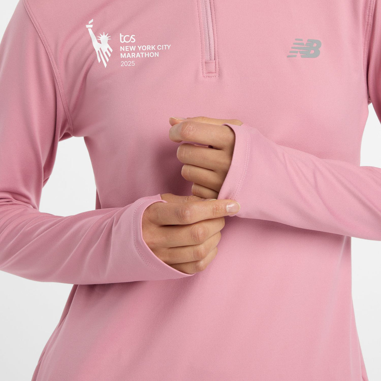 New Balance Women's NYC Marathon Space Dye 1/4 Zip-6