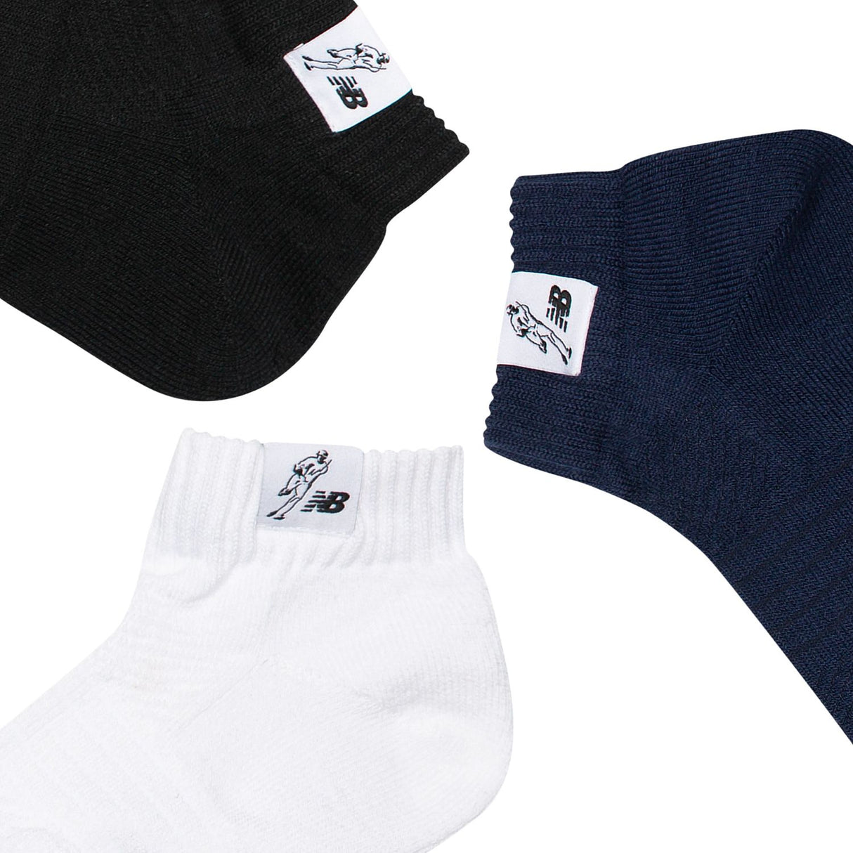 New Balance Adult Shohei Signature Low Cut Socks 3 Pack-4