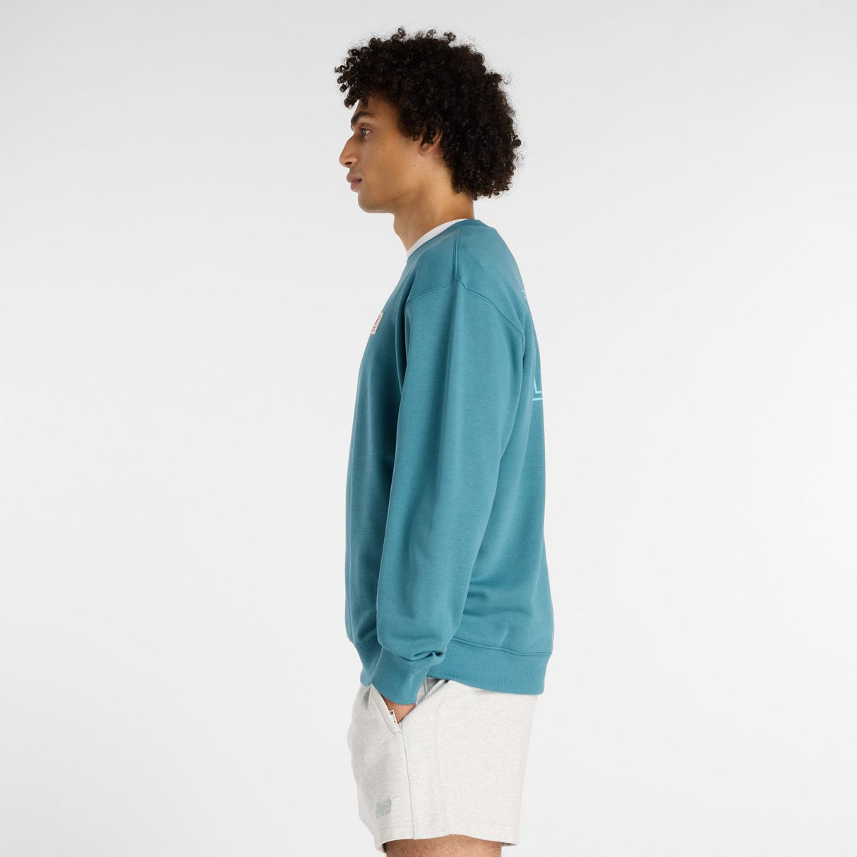 New Balance Men's Woven Label Crew-2