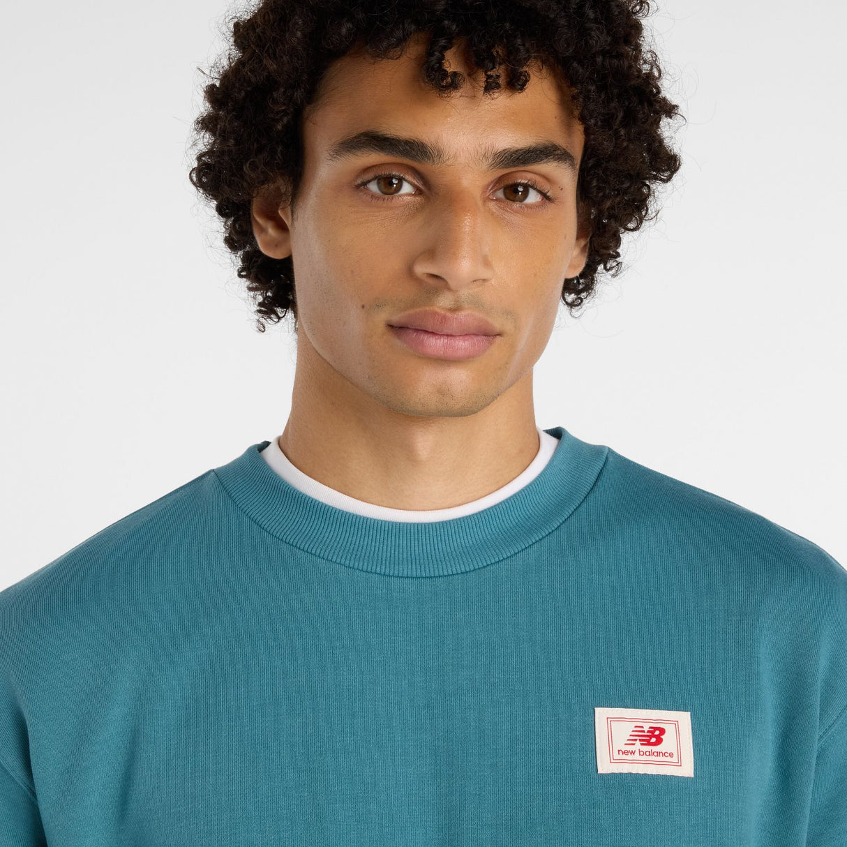 New Balance Men's Woven Label Crew-4